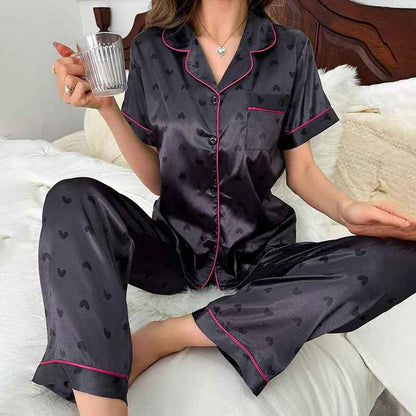 Women's Silk Pajama Set