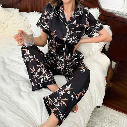 Women's Silk Pajama Set