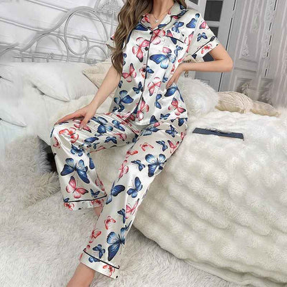 Women's Silk Pajama Set